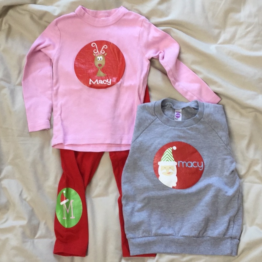 Monogrammed “Macy” Christmas Bundle